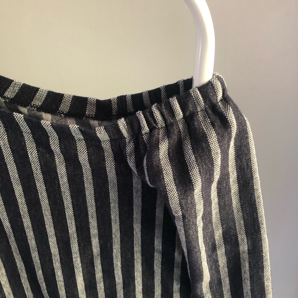 Off the shoulder cotton and polyester shirt - Picture 2 of 3